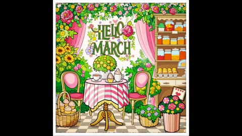 March 1st Coloring Canvas