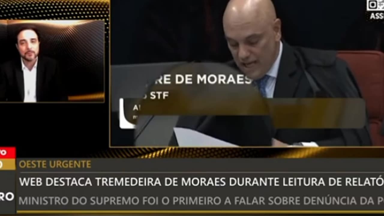 Alexandre treme treme: Tremedeira de Moraes durante leitura de relatório viraliza nas redes sociais