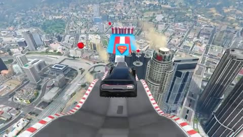 Extreme GTA 5 Mega Ramp Gameplay | Impossible Jumps & Crashes