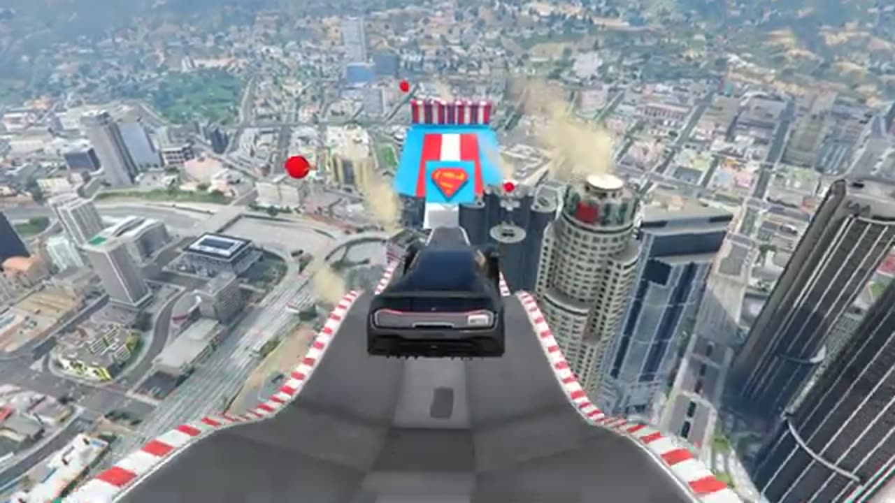 Extreme GTA 5 Mega Ramp Gameplay | Impossible Jumps & Crashes