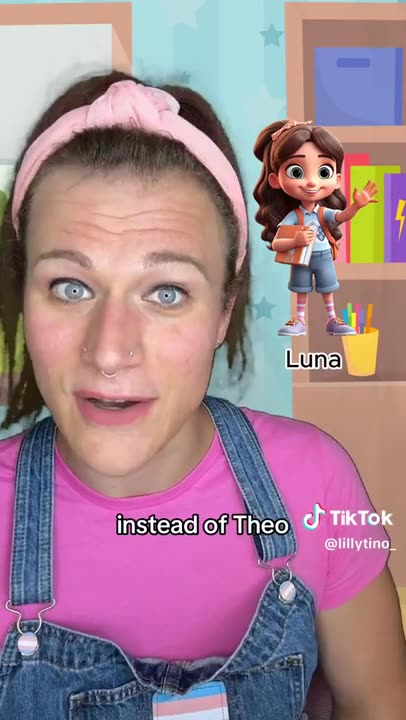 Tranny teaches kids about trannies