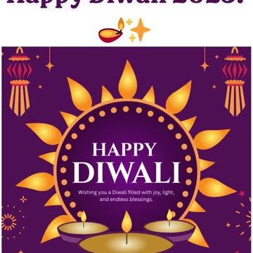 Happy Diwali 2025! 🪔✨