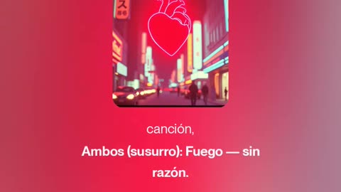 Enciende ya, corazones en llamas Que la noche arda...