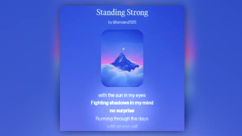 Standing Strong Anxiety | (Official Music Song) 2025