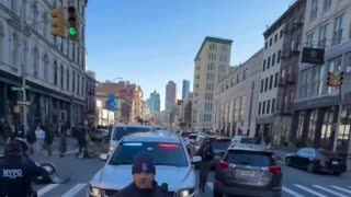 NYPD macing insurrectionists in Chinatown today so ICE vehicles could roll through.