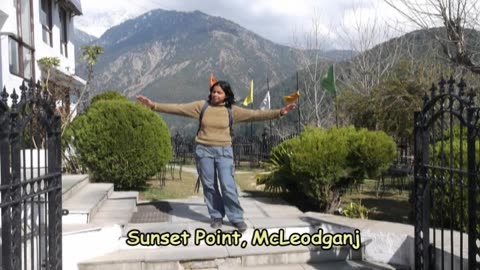 Sunset Point in McLeodganj (Himachal Pradesh)