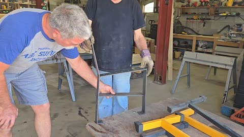 Bending metal