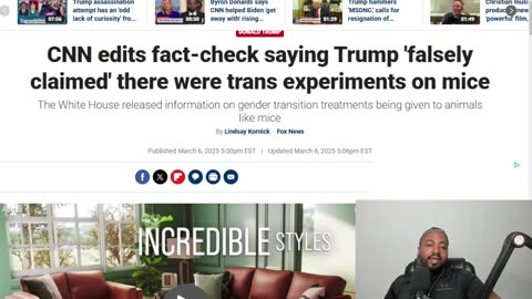 CNN WALKS BACK Fact Check After Trump DROPS RECEIPTS PROVING Tax Funding To Create Transgender Mice!