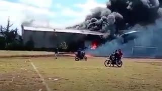 Una avioneta se estrella en el Estado de México