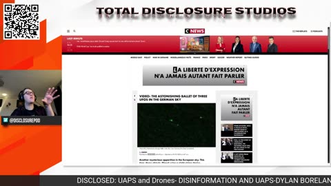 Dylan Boreland Testimony| UFOs & Disinformation| DISCLOSED
