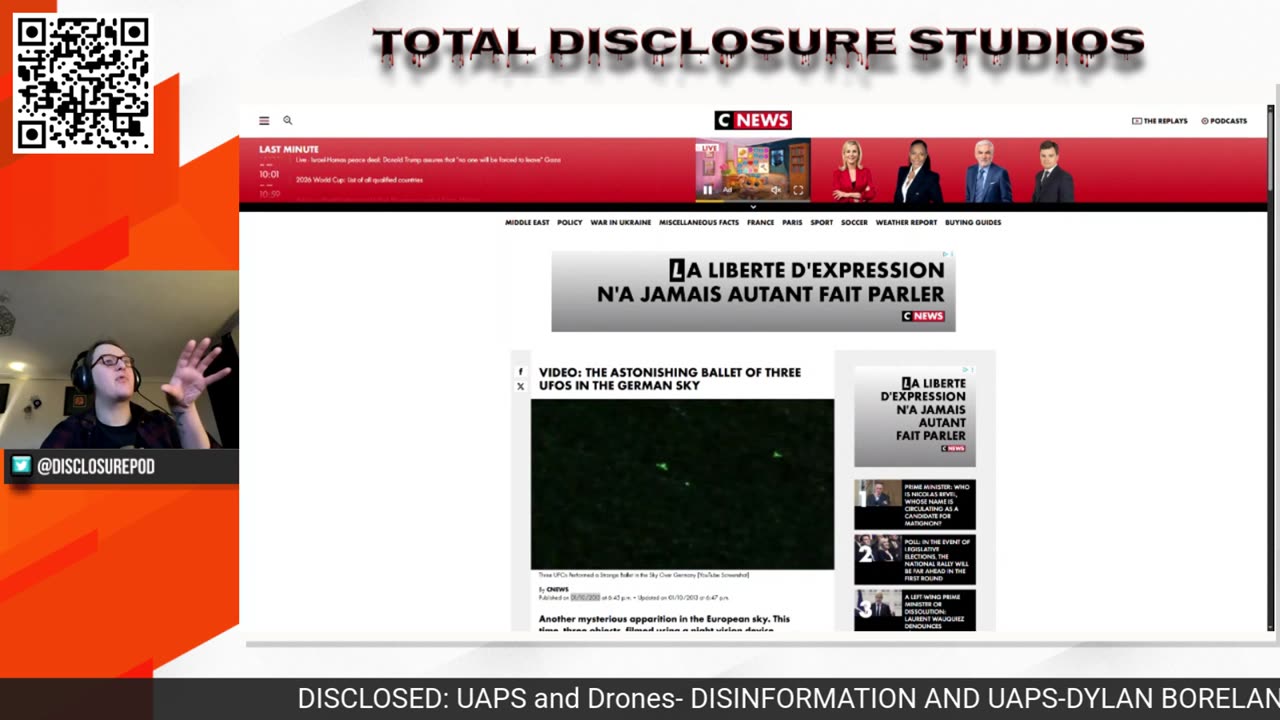 Dylan Boreland Testimony| UFOs & Disinformation| DISCLOSED