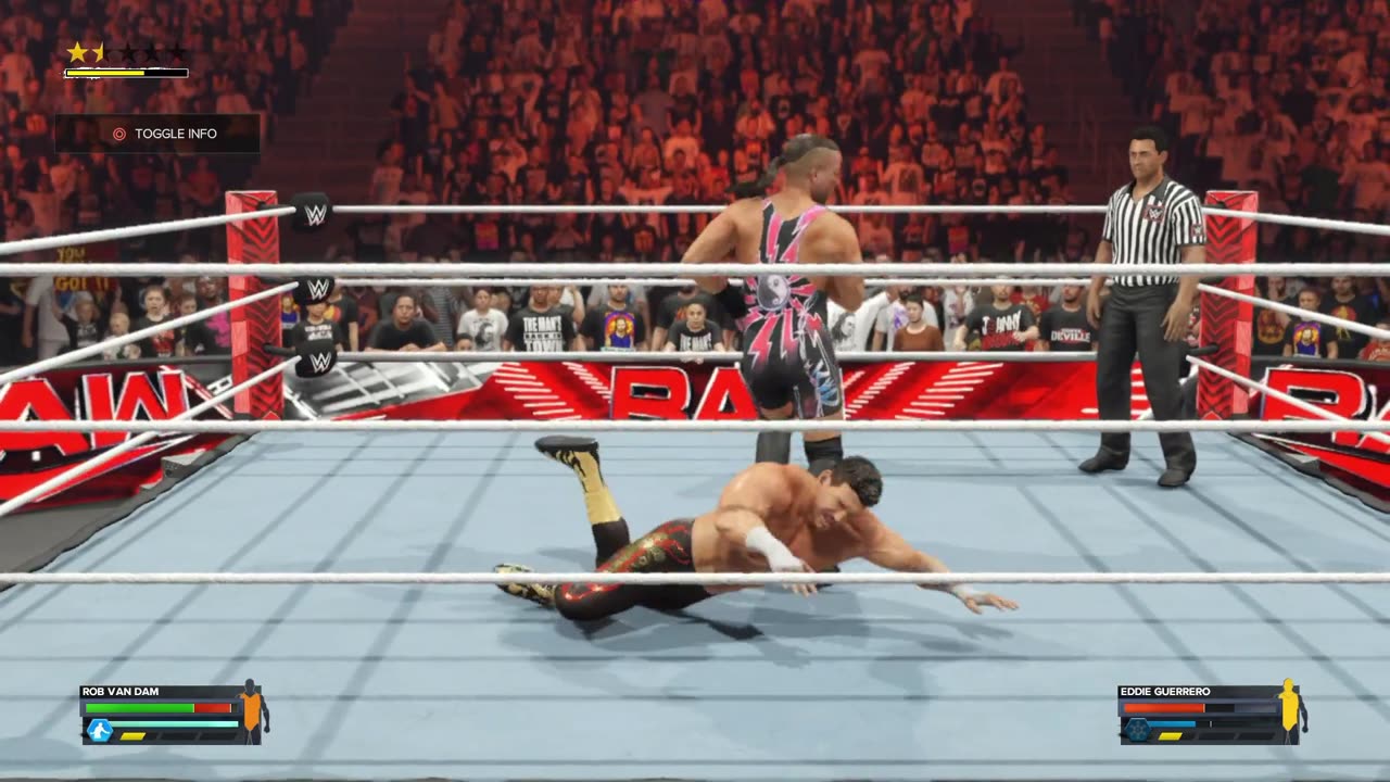 Rob Van Dam VS Eddie Guerrero Raw S 1 E 117