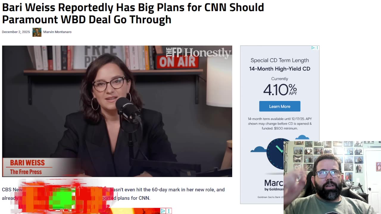 Bari Weiss Making Plans For CNN If Paramount Wins The WBD Bid