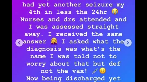 seizures after Covid vaccine - another one