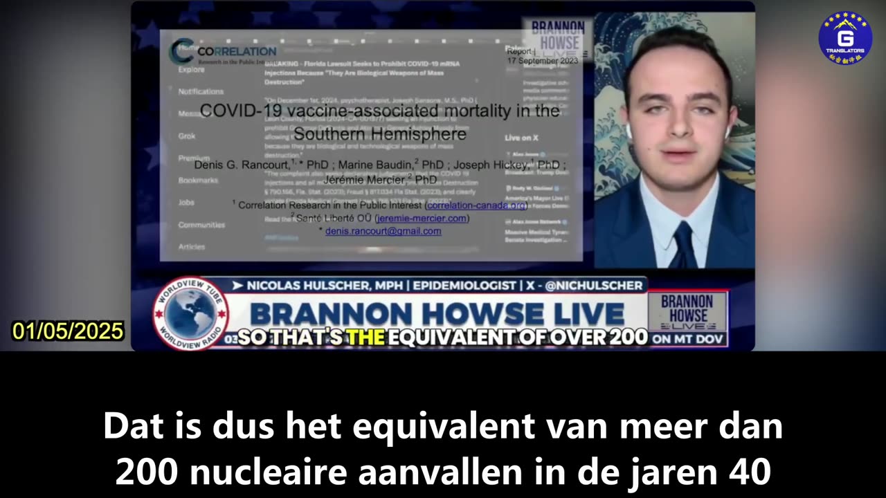 【NL】Nicolas Hulscher: COVID-19 genetische injecties zijn biologische massavernietigingswapens