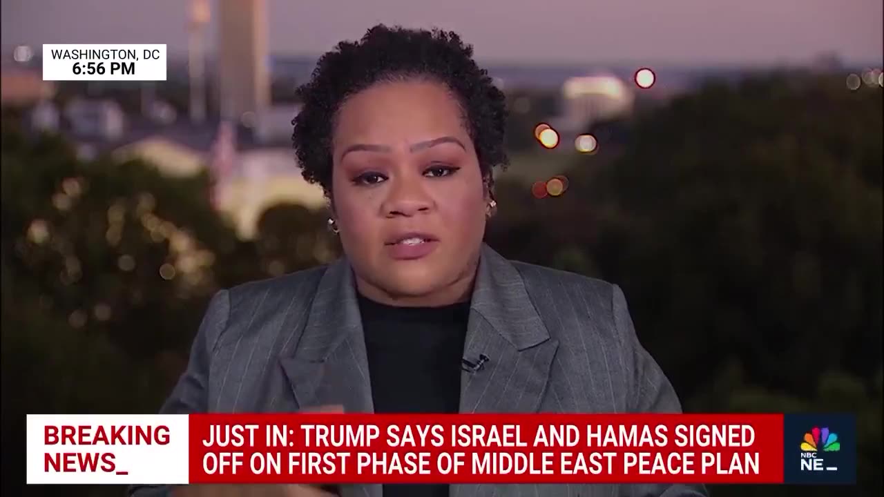 This is really huge news. NBCs Yamiche Alcindo on PDJTs Gaza Peace Deal