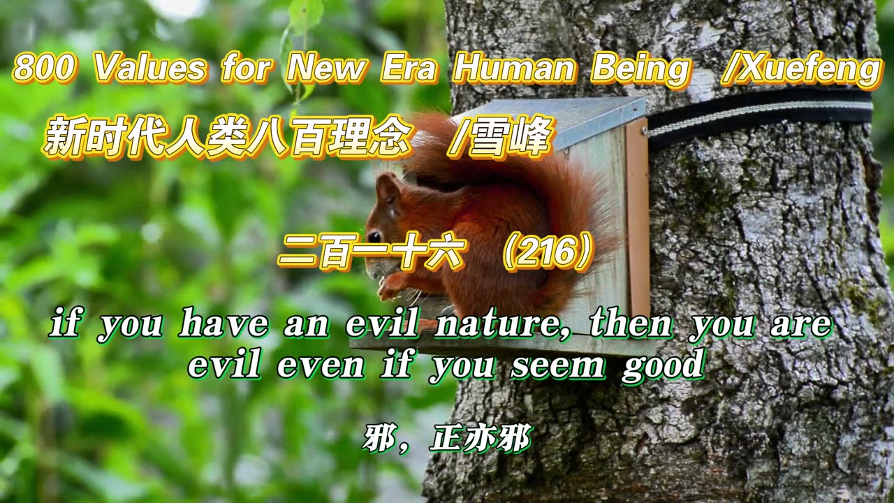 800 Values for New Era Human Being（216）
