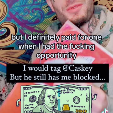 Brandon Caskey Autograph by Cash Money Patrick Henry The Batman