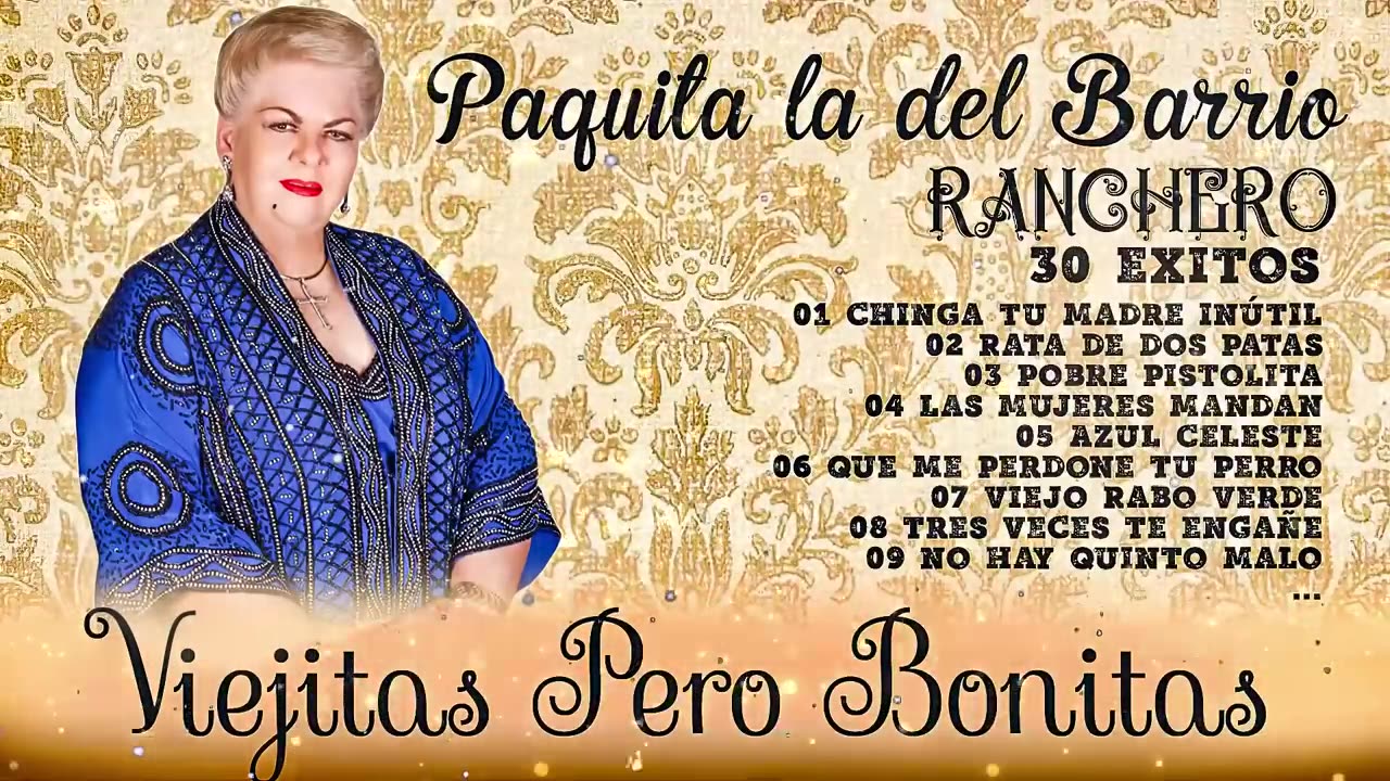 Paquita La Del Barrio Mix Grandes Exitos 🌹 Rancheras lo mejor de Paquita La Del Barrio Completo