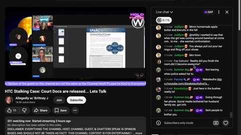 10-23 HTC Stalking Case: Court Docs are released... Lets Talk