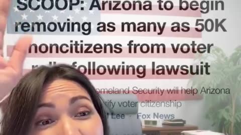 Arizona to begin removing 50k noncitizens from their voter rolls following lawsuit.