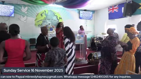 Sunday Service 16 November 2025