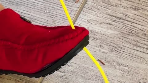 Emergency boot repair? Zip tie saves the day 👢