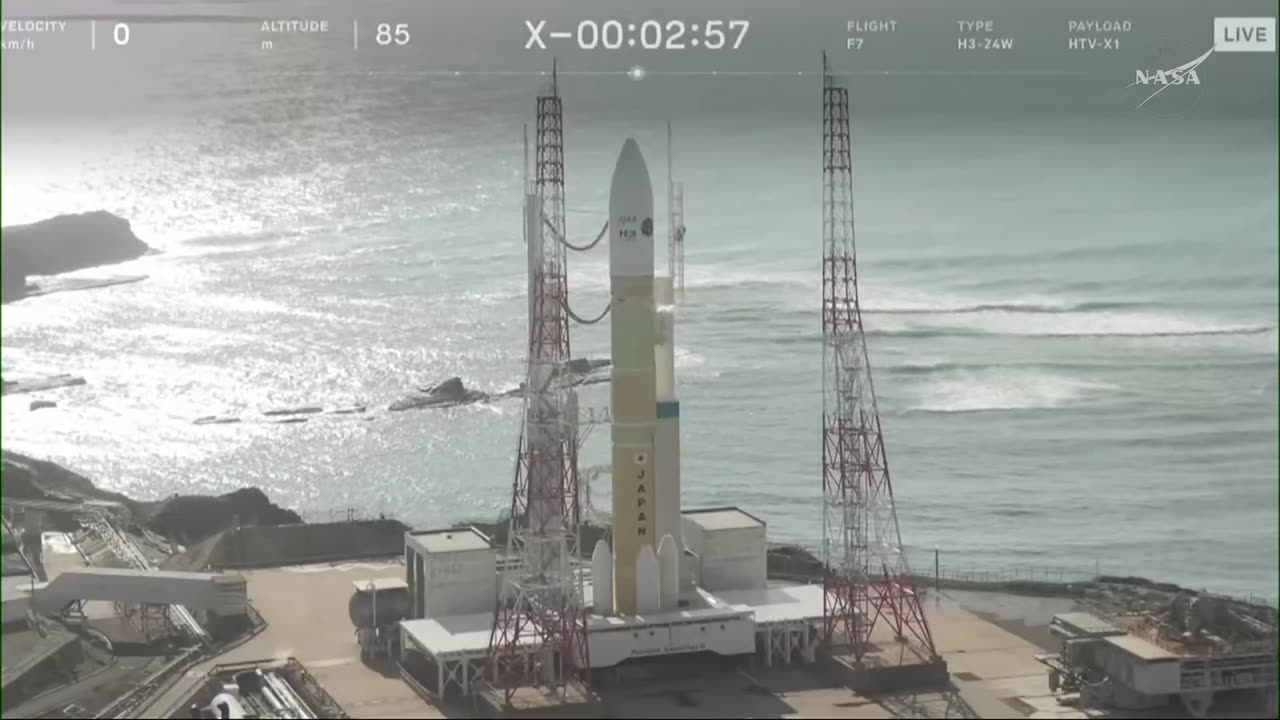 NASA JAXA HTV-X1 Cargo Launch 26 10 2025