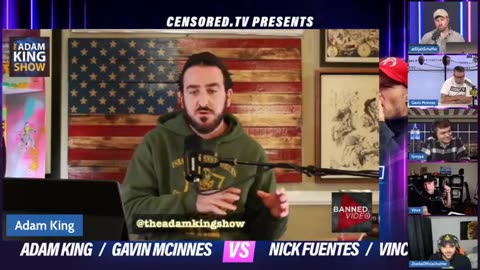 GAVIN MCINNIS + NICK FUENTES + KING + JAMES - ZIONISM DEBATE