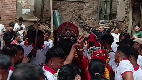Sawa Bakku Dance, Indra Jatra, Kathmandu, 2082