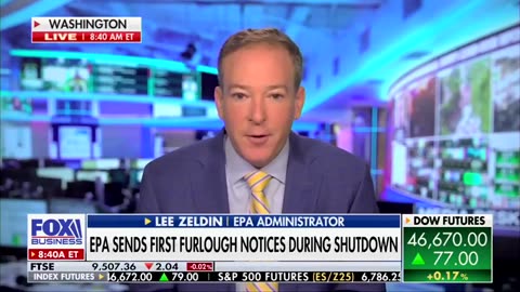 Lee Zeldin reveals the EPA will furlough nearly 90% of its staff if Democrats continue