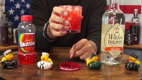 Steve Hernandez Sr - Wicked Dolphin Mango Rum & Skittles Drink