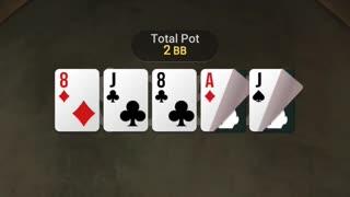 Against good players play the hand spin&go 462