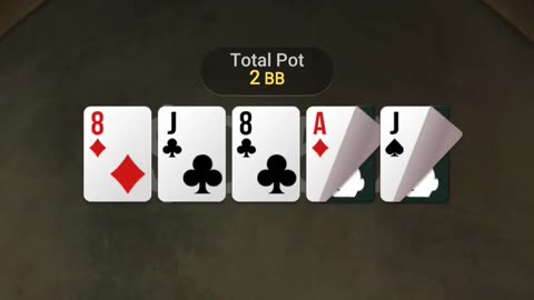 Against good players play the hand spin&go 462