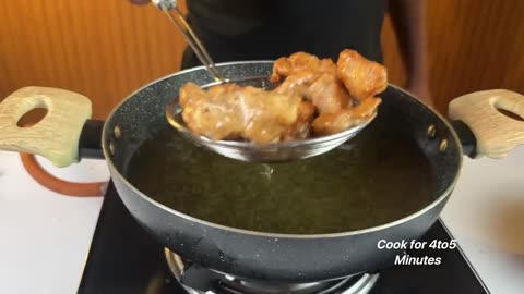 Chicken chilli detailed recipe asmr video (gia)