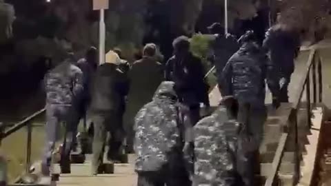 Georgian Call Security Forces "Russians"