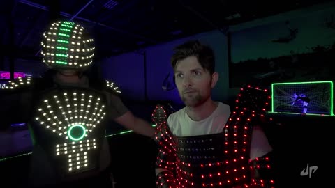 Trending: Glow In The Dark Trick Shots | Dude Perfect