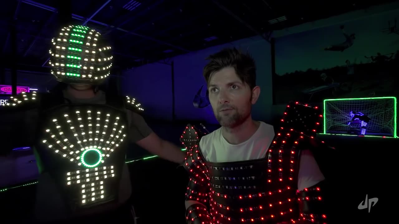 Trending: Glow In The Dark Trick Shots | Dude Perfect