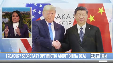 Treasury Secretary Shows Optimism About China Trade Deal