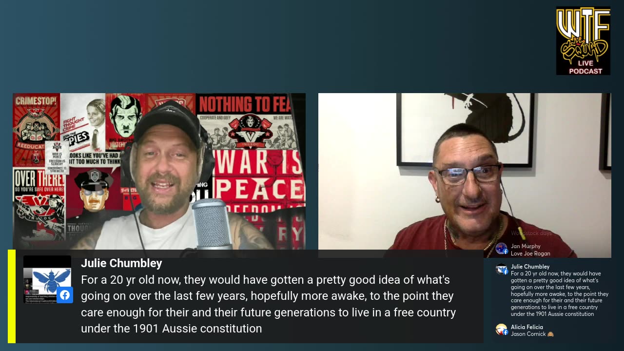 WTF LIVE 119 - In a time of deceit telling the truth is a revolutionary act!