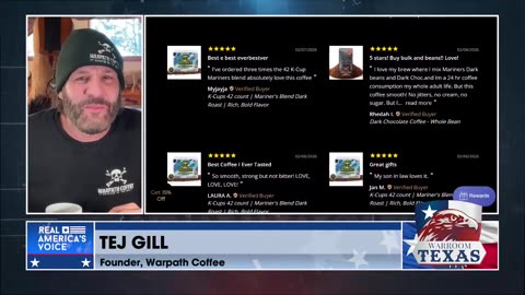 TEJ GILL: WARPATH COFFEE 15% OFF PROMO CODE: WARROOM