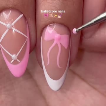 🩰💅 Balletcore Nails: Soft, Elegant & Totally Dreamy! ✨🎀