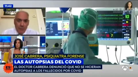 ¿Por qué se prohibieron las autopsias en España? José Cabrera Psiciatra Forense Covid 19 Coronavirus