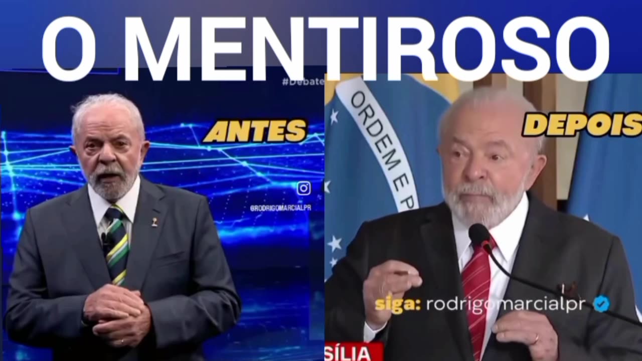 Além de ladrão é mentiroso.