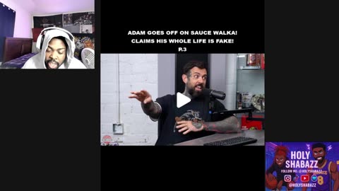 Sauce Walka & Adam22 Beef So Real They Talking Boxing #holyshabazz