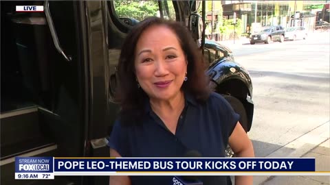 Il tour in autobus dedicato a Papa Leone XIV Robert Francis Riggitano arriva nelle strade di Chicago DOCUMENTARIO dall'8 maggio 2025 è il 267ºpapa del cattolicesimo 9°sovrano dello Stato Vaticano eletto al conclave 2025