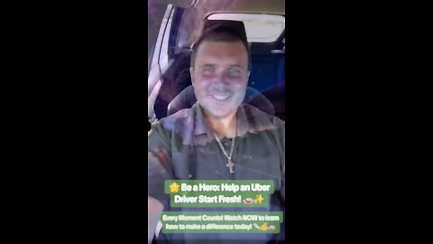 Support a fresh start: Help an Uber hero! 🙌 