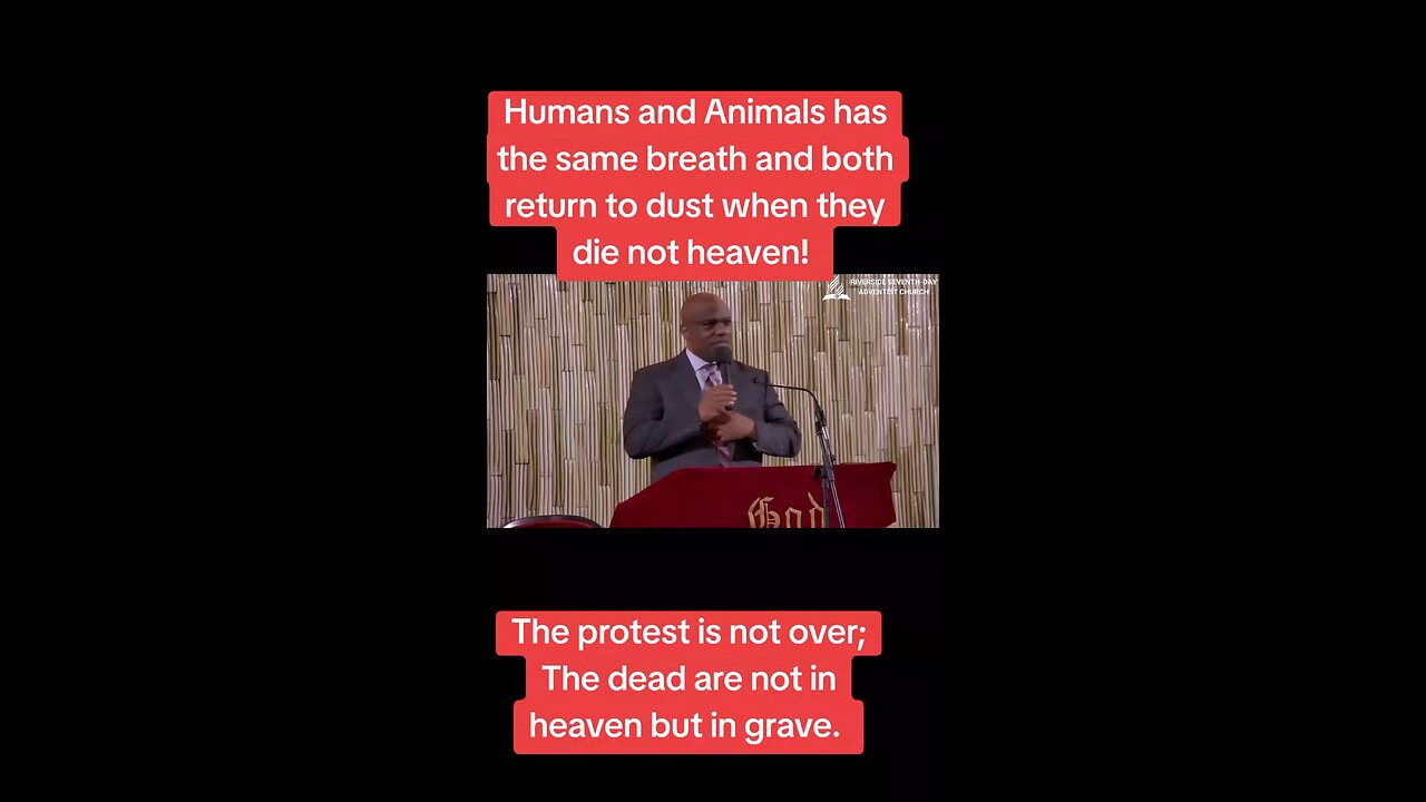 Adam when he died he returned to dust of the ground!