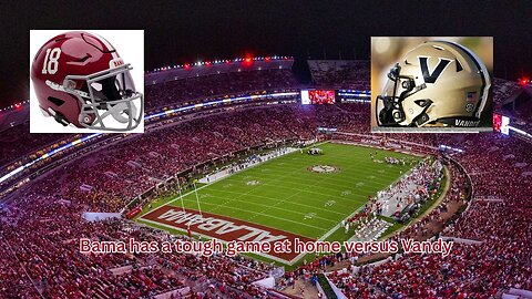 Can the Tide handle Vandy this year?