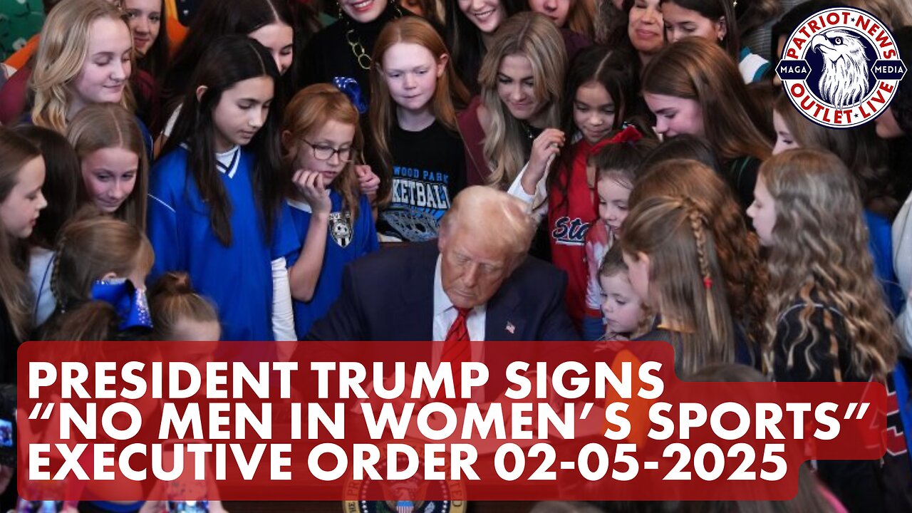 President Trump Signs "No Men in Women's Sports" Executive Order | 02-05-2025